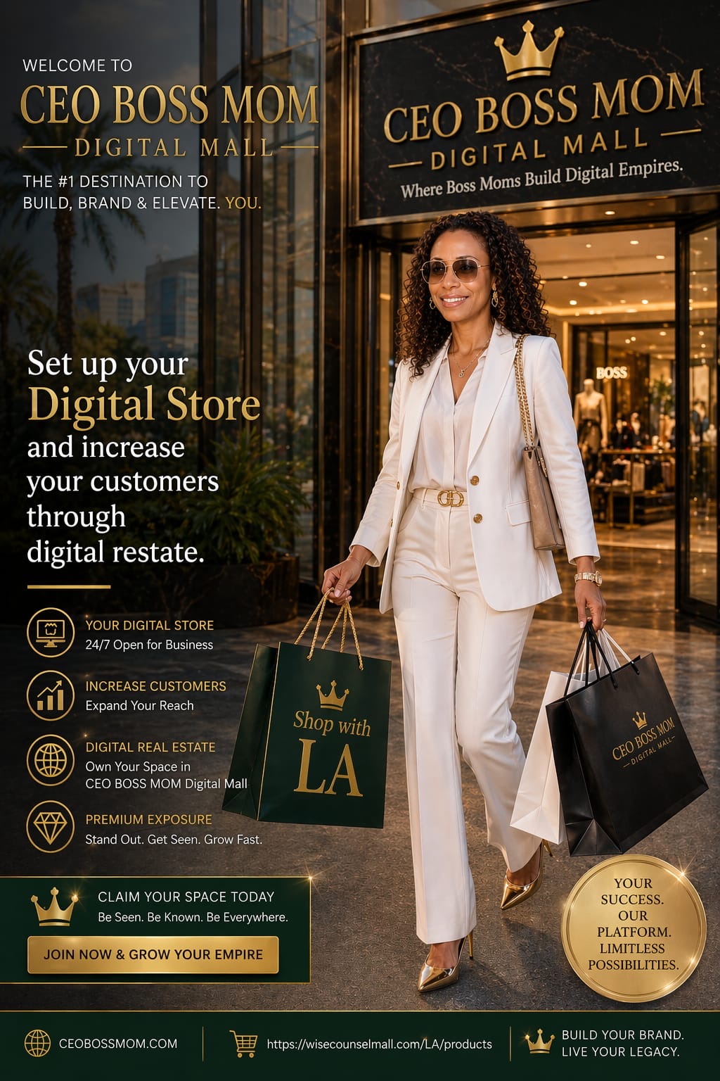 SETUP YOUR DIGITAL STORE @ CEO BOSS MOM DIGITAL MALL