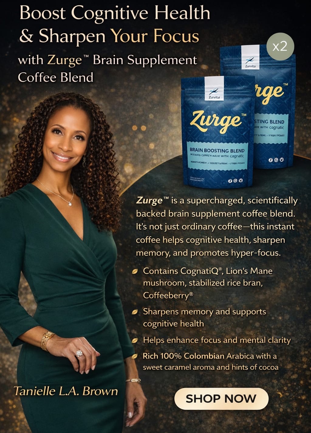 Zurge Brain Boosting Blend Coffee
