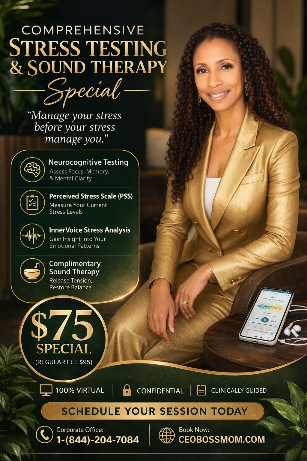 Comprehensive Stress Testing & Sound Therapy SPECIAL