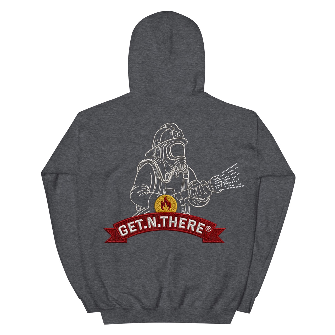 GET.N.THERE® "Pumper" Heather Grey Hoodie